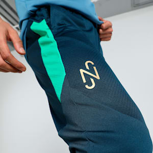 Neymar JR "BNA" Men's Football Training Pants, Blue Horizon-Grassy Green, extralarge-IND